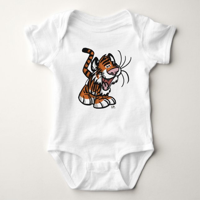 Lil' Cartoon Tiger Baby Apparel Strampler (Vorderseite)