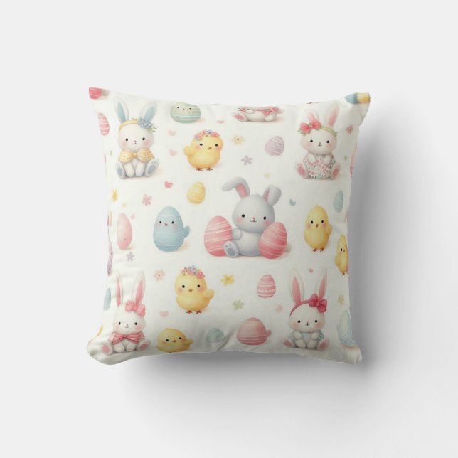 Lil Chicks & Bunny's Kissen (Vorderseite)