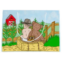 Lil' Cowboy and Teddy Bear Boy's Baby Shower