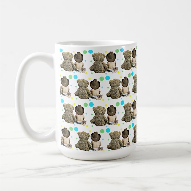 Lil Cowboy und Bärenland und Western Kaffeetasse (Links)