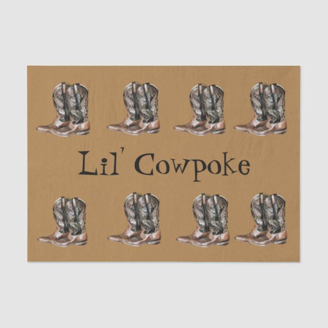 Lil Cowpoke Seidenpapier (Vorderseite)