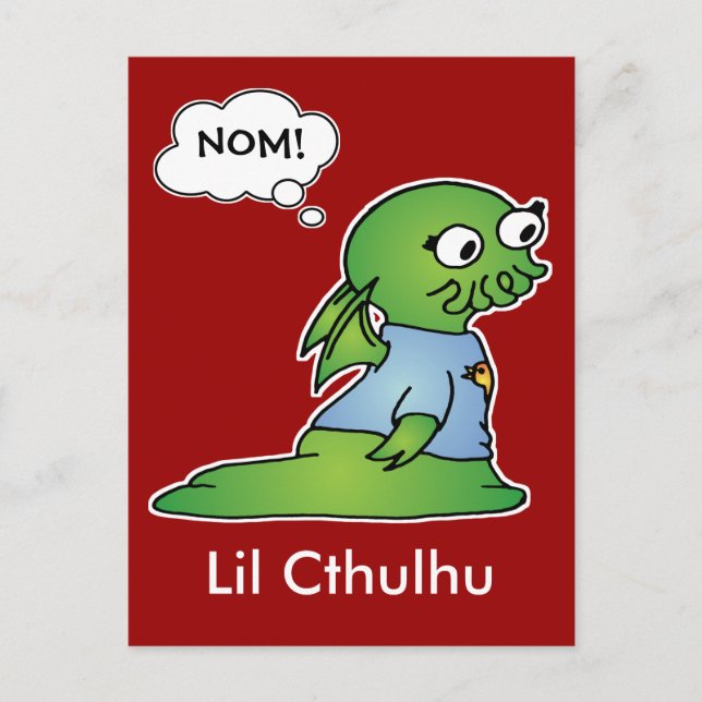 Lil Cthulhu Postkarte (Vorderseite)