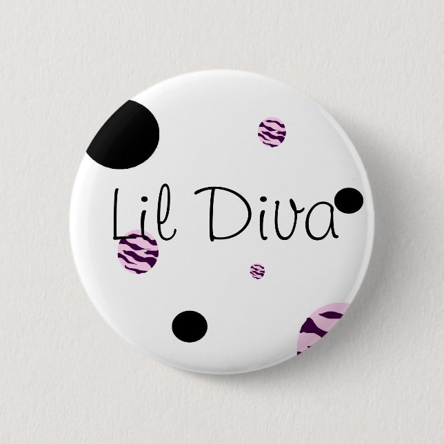 Lil Diva-Knopf Button (Vorderseite)