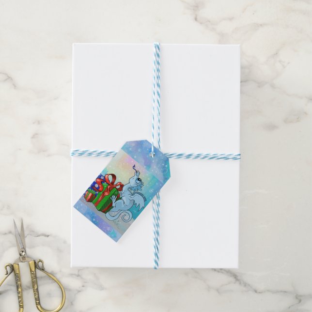 lil' Dragon Snowflake Geschenkanhänger (Mit Garn)