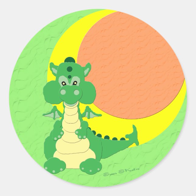 Li'l Dragon Sticker (Vorderseite)