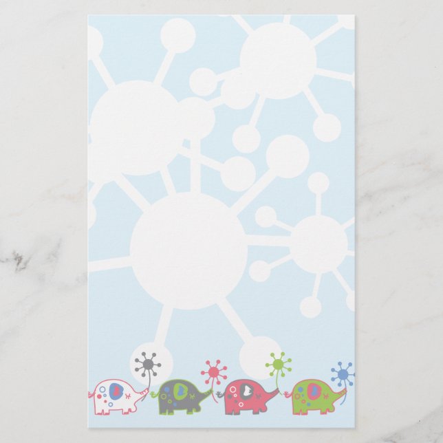 Lil Elefant-Briefpapier Briefpapier (Vorderseite)