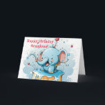 LIL ELEPHANT GRANDSON BIRTHDAY CARD DANKESKARTE<br><div class="desc">Hier ist eine bezaubernde Geburtstagskarte für deinen Enkel.</div>