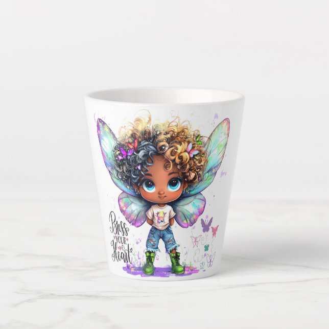 Lil' Fairy Bless Your Heart Latte Mug (Devant)