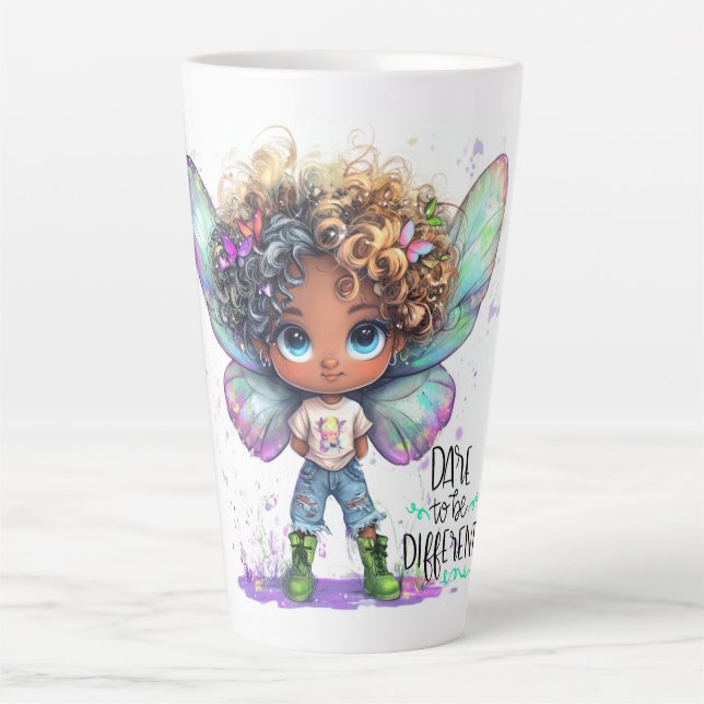 Lil' Fairy Odeur Être Différent Latte Mug (Devant)