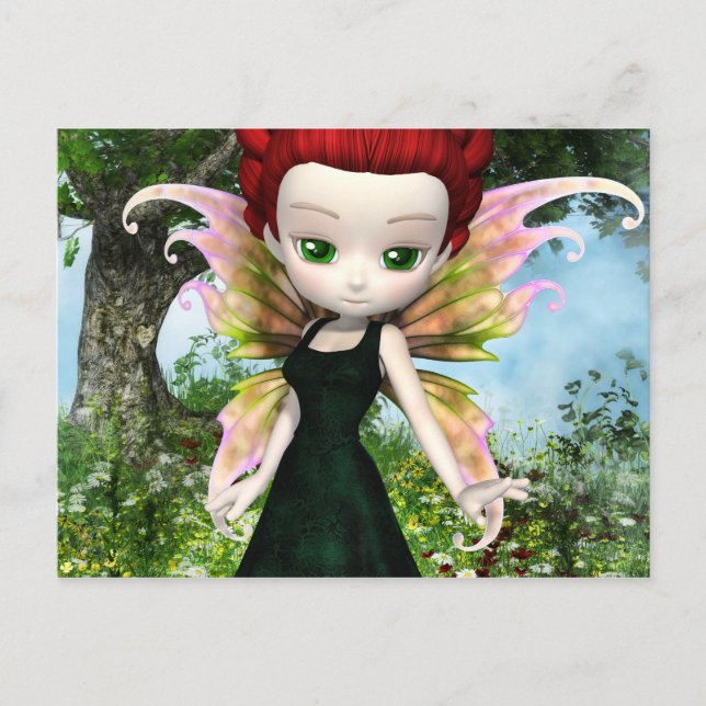 Lil Fairy Princess Postkarte (Vorderseite)