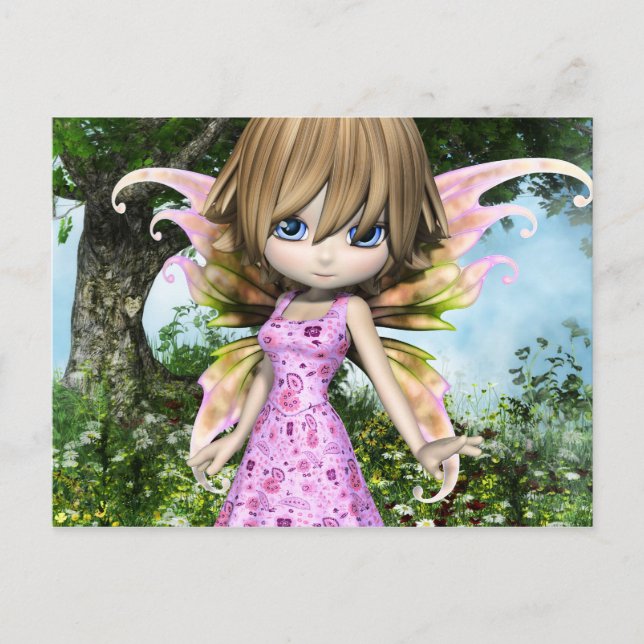 Lil Fairy Princess Postkarte (Vorderseite)