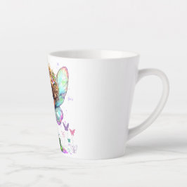 Lil' Fairy segne dein Herz Latte Tasse