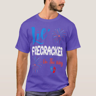 Lil' Firecracker auf dem Weg vom 4. Juli Schwanger T-Shirt