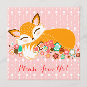 Lil Foxie CUB - invitations faites sur commande de