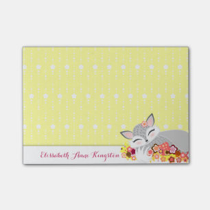 Lil Foxie CUB - niedliche Fox kundenspezifische Post-it Klebezettel