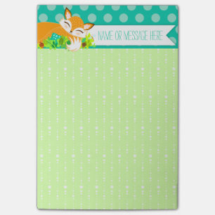 Lil Foxie CUB - niedliche Fox kundenspezifische Post-it Klebezettel