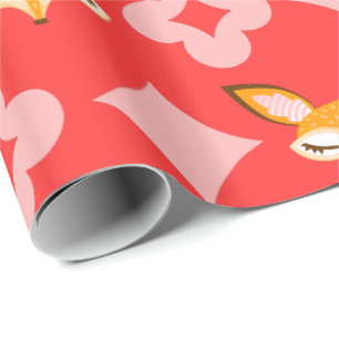 Lil Foxie - niedliches Girly Geschenkpapier