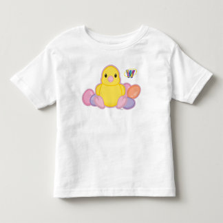 Lil Frühlings-Küken-Muster Kleinkind T-shirt