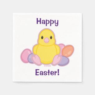 Lil Frühlings-Küken-Muster Serviette