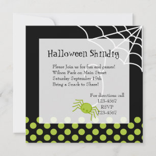 Lil' Green Spider Einladung