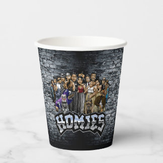 Lil Homies Party Paper Cups, 90s Old School Party  Pappbecher