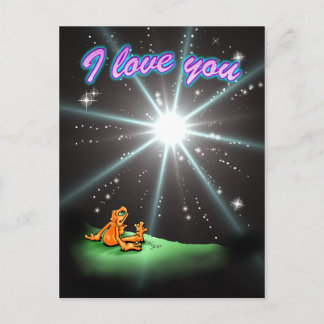 Lil Illow Orange - Ich Liebe Ihnen meinen Star Pos Postkarte