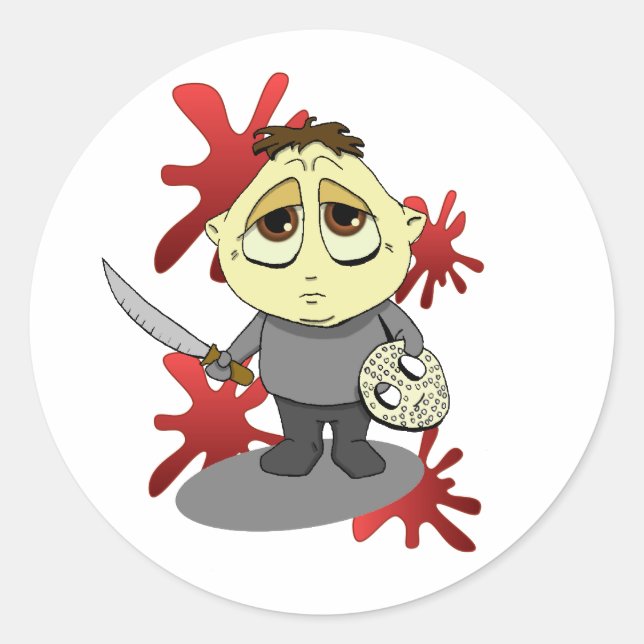 Lil Jason Runder Aufkleber (Vorderseite)
