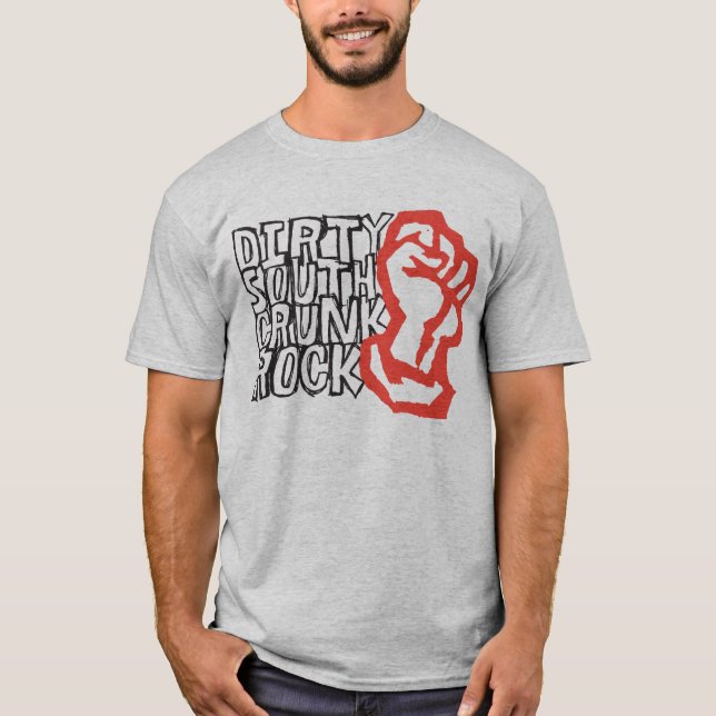 Lil Jon "schmutzige Südfaust-" Rot T-Shirt (Vorderseite)