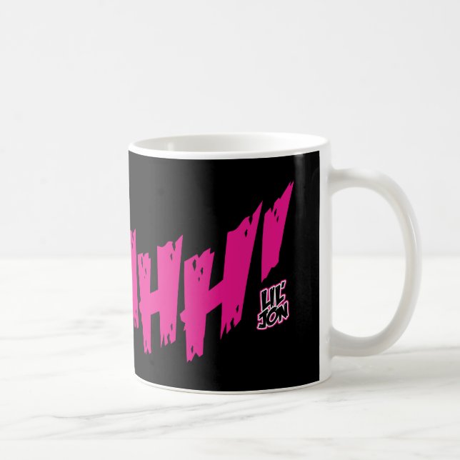 Lil Jon "Yeeeah!" Magentarot Kaffeetasse (Rechts)