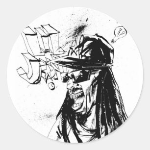 Lil Jon "Zusammenarbeit durch Jim Mahfood und Lil Runder Aufkleber