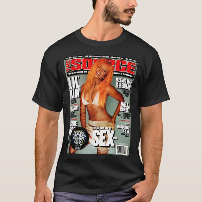 Lil Kim Cover Classic T - Shirt (Vorderseite)