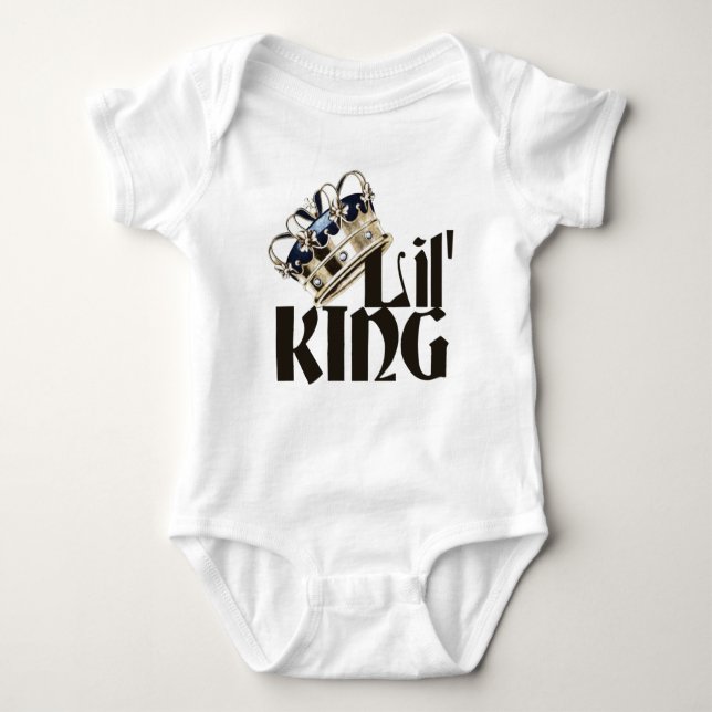 Lil King Baby Strampler (Vorderseite)