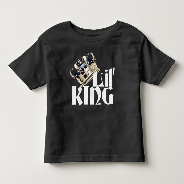 Lil King Kleinkind T-shirt (Vorderseite)