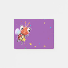 Lil Ladybug lila Post-it-Notizblock Post-it Klebezettel