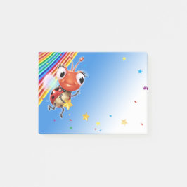 Lil Ladybug Regenbogenstars Postit Notizblock