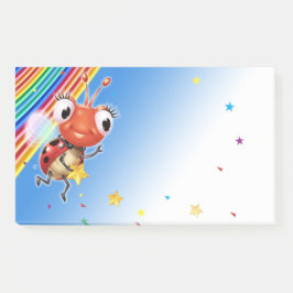 Lil Ladybug Regenbogensterne weite Post-it-Notenbl Post-it Klebezettel