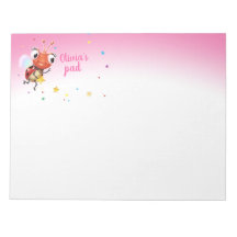 Lil Ladybug rosa angepasstes Notizblock