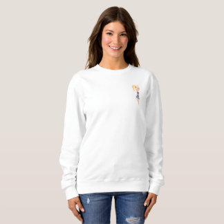 Lil Margie 2.0 Sweatshirt féminine à col blanc