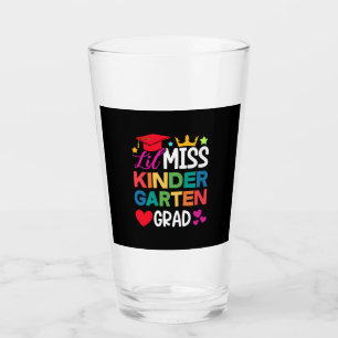 Lil Miss Kindergarten Grad Prek Abschluss Glas