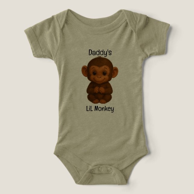 LiL Monkey One Piece de papa (Design Recto)