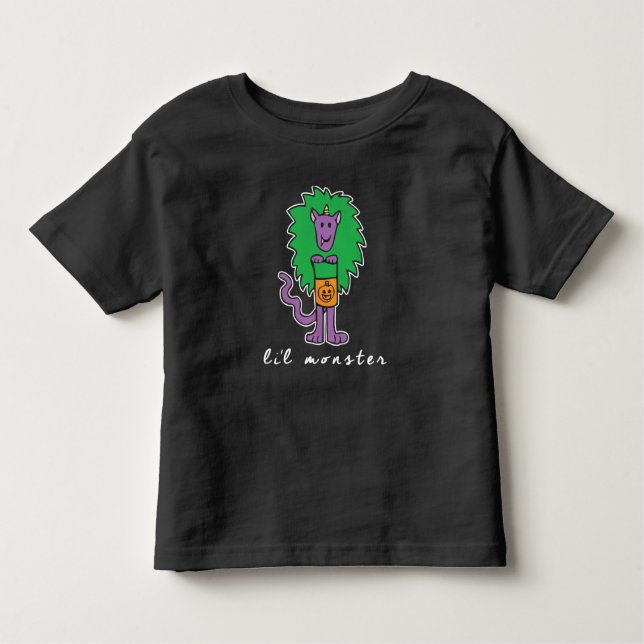 Li'l Monster Kleinkind Top oder Tshirt (Vorderseite)