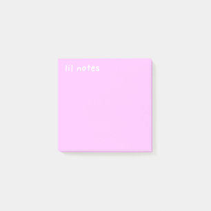Lil Notes Pink Notes Post-it Klebezettel