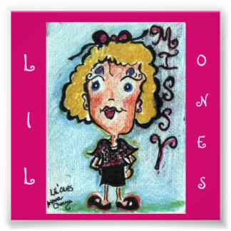 "Lil Ones" ACEO Cartoon Charakter. "Missy" Fotodruck