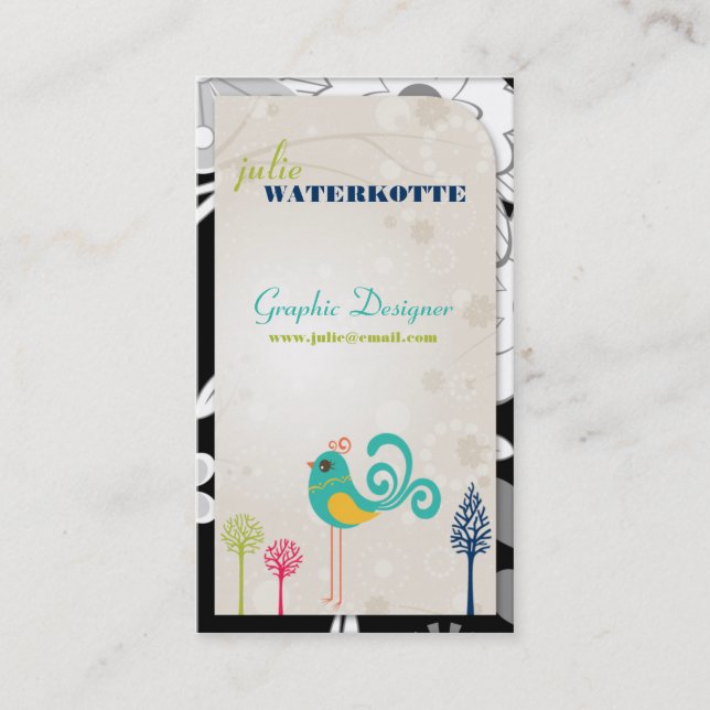 Lil Piepmatz-Grafikdesign-Visitenkarten Visitenkarte (Vorderseite)