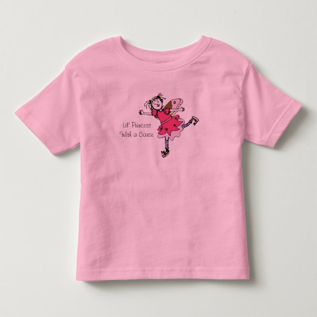 Lil' Princess Kleinkind "T" Kleinkind T-shirt (Vorderseite)