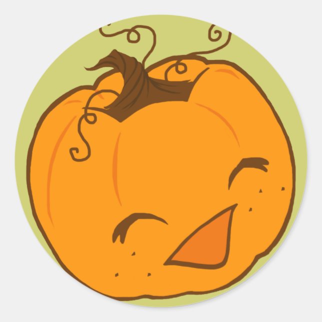 Lil' Punkin-Aufkleber Runder Aufkleber (Vorderseite)