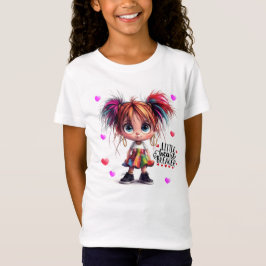 Lil Quirky Girl Heartbreaker Kids T - Shirt