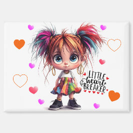 Lil Quirky Girl Heartbreaker Magnet