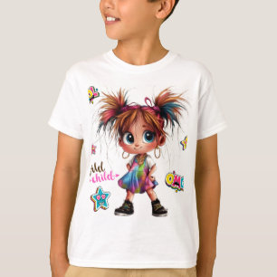 Lil Quirky Girl Wild Child T-shirt