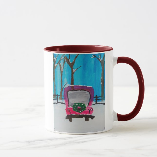 Lil' Red Truck Tasse (Rechts)